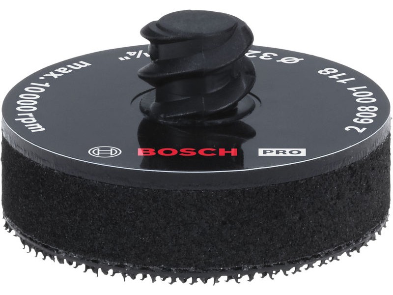 Brusni krožnik Bosch PRO, 32 mm, kavelj in zanka, 2608001118