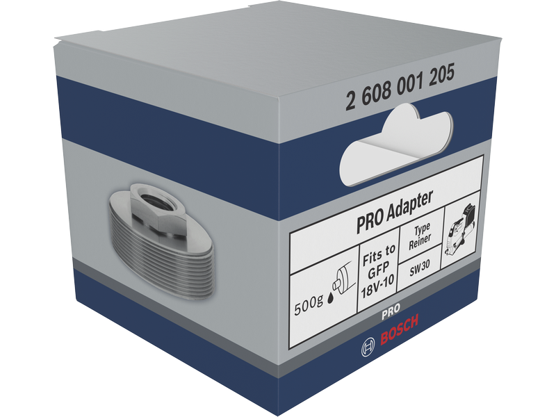 Adapter Bosch PRO, za mazalno pištolo, 500 g, kartuša za privitje, 2608001205