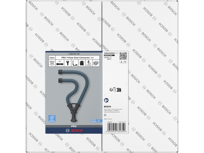 Bosch komplet priključkov cevi Y za prah PRO za namizne žage, 2608001227