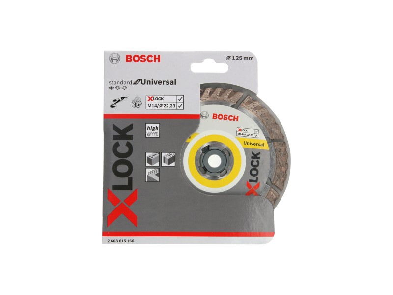X-LOCK Bosch Bosch Standard for Universal, Dimenzije: 125x22,23x1,6x10mm, 2608615166