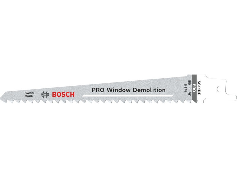 List PRO Window Demolition S611DF, 1,25 x 19 x 150 mm, Pakiranje 25 kosov, 2608657561