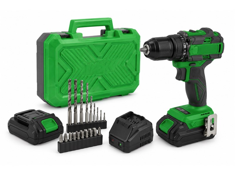 Akumulatorski vrtalnik-vijačnik ADK SF4E104 set Enex 20V, 13908