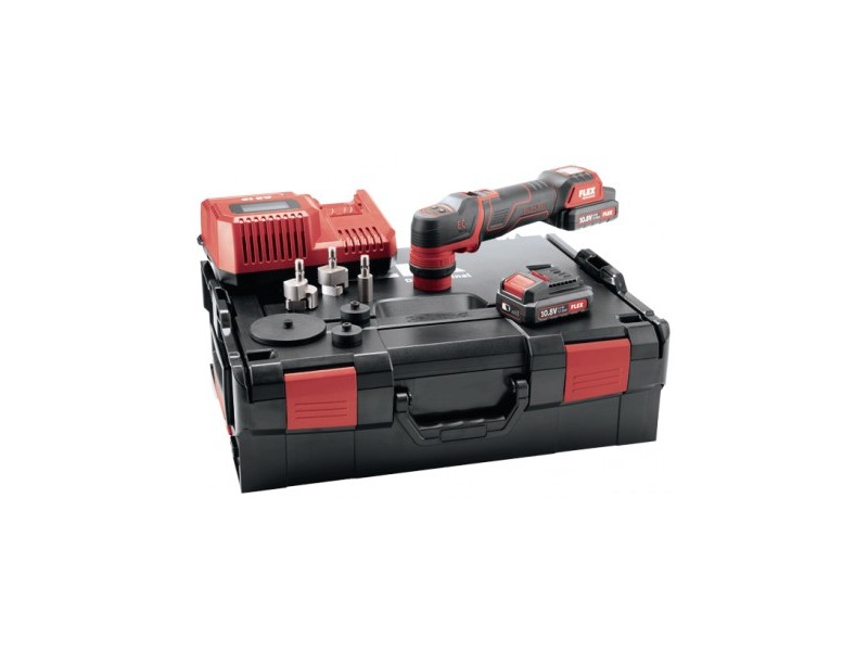 Akumulatorski polirni stroj Flex PXE 80 12-EC/2.5 SET v L-Boxx, 532268