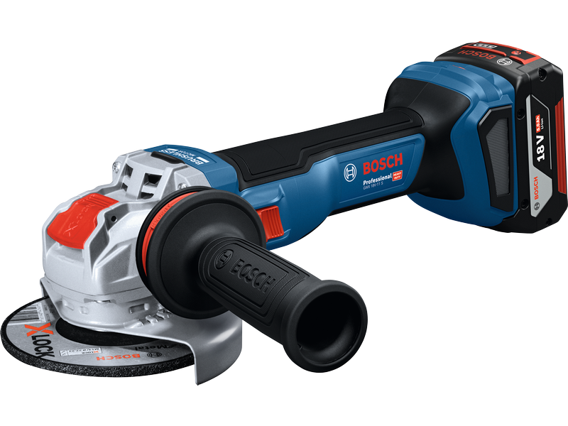 Kotni brusilnik s sistemom X-LOCK Bosch GWX 18V-11 S, 06019N4200