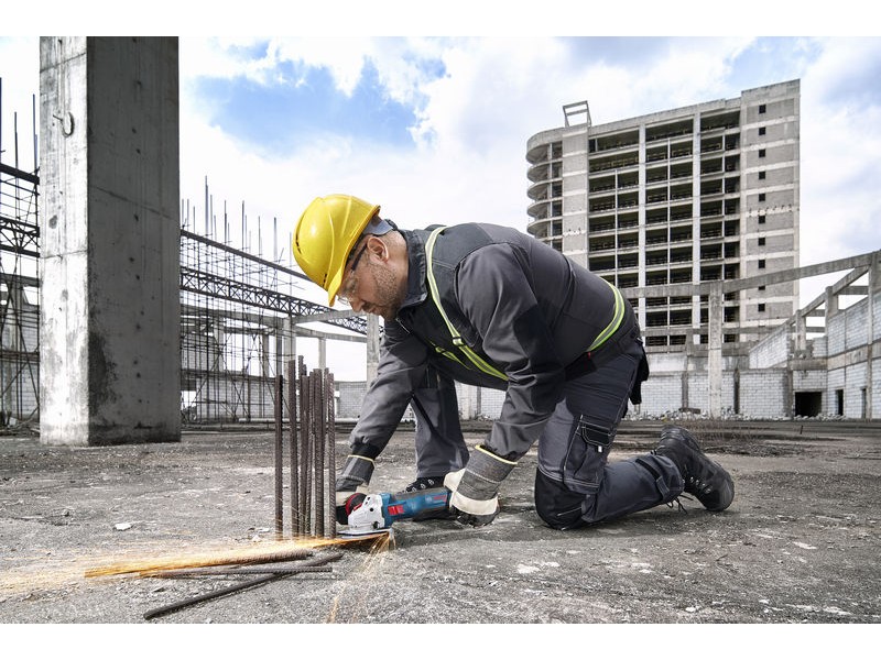 Akumulatorski kotni brusilnik Bosch GWS 18V-11 S, 1100W, 125mm, 06019N4001