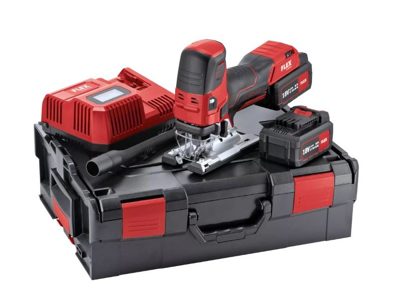 Akumulatorska vbodna žaga Flex JS 18.0-EC/5.0 Set, 489778