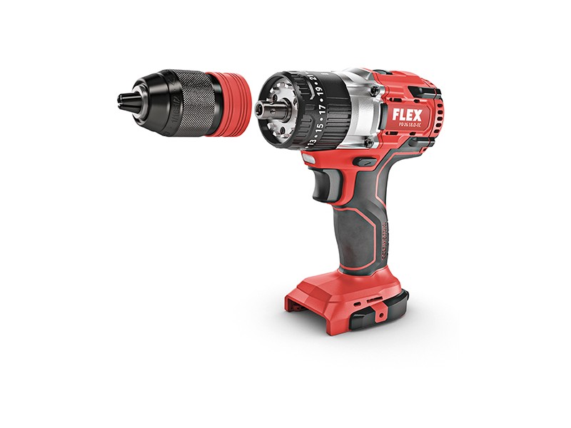 Akumulatorski vrtalnik-vijačnik Flex PD 2G 18.0-EC v kovčku, 447501