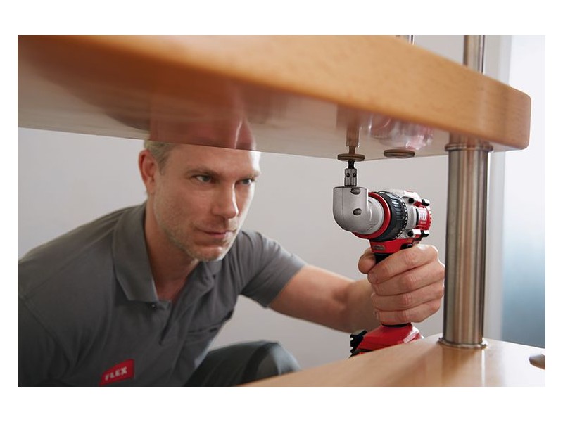 Akumulatorski vrtalnik-vijačnik Flex PD 2G 18.0-EC v kovčku, 447501