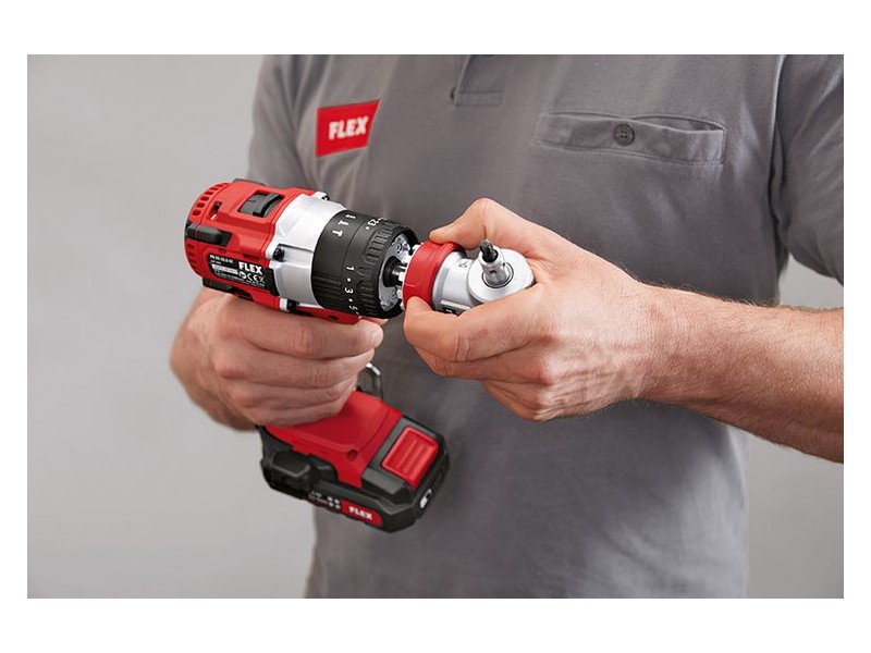 Akumulatorski vrtalnik-vijačnik Flex PD 2G 18.0-EC v kovčku, 447501
