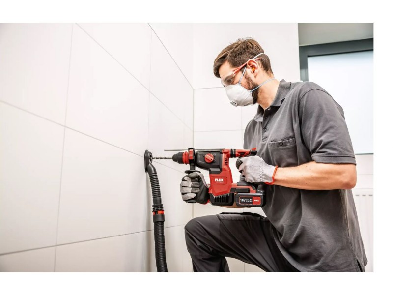 Akumulatorsko vrtalno kladivo Flex CHE 2-26 18.0-EC/5.0 Set, SDS-Plus, 478474