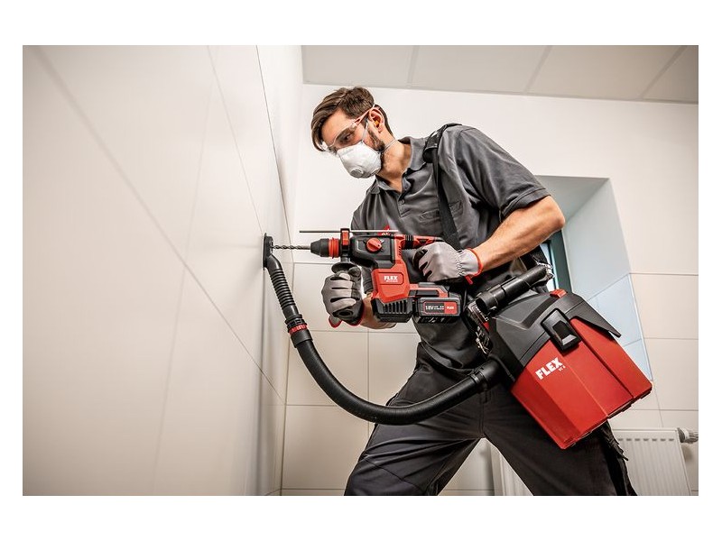 Akumulatorsko vrtalno kladivo Flex CHE 2-26 18.0-EC C, SDS-Plus, 491314