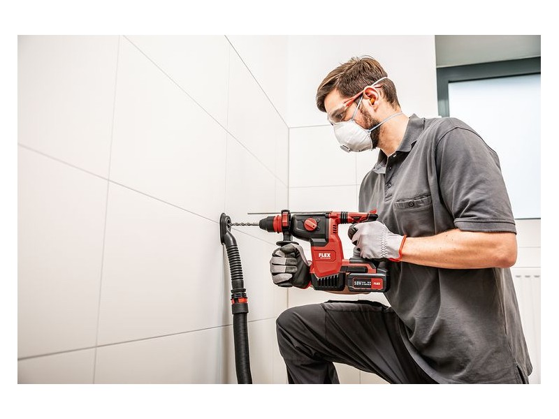 Akumulatorsko vrtalno kladivo Flex CHE 2-26 18.0-EC C, SDS-Plus, 491314