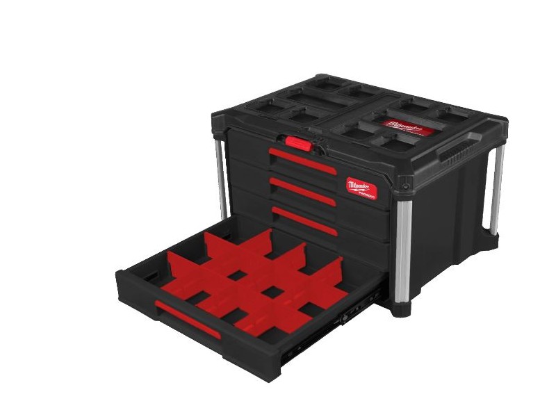 PACKOUT štiri delni predalnik Milwaukee, 4932493189