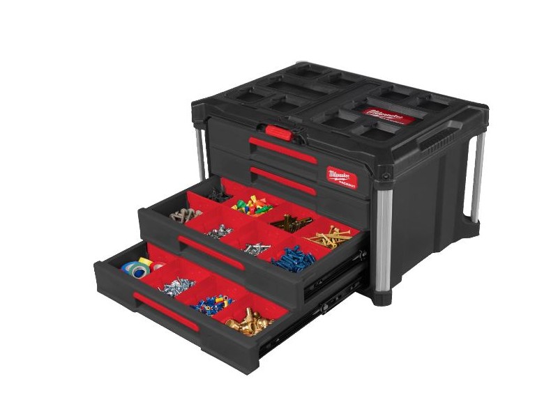 PACKOUT štiri delni predalnik Milwaukee, 4932493189