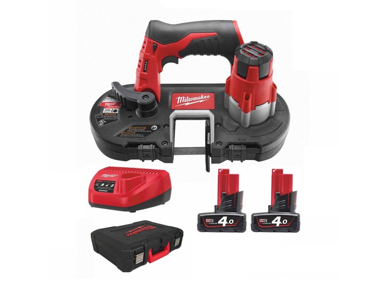 Akumulatorska tračna žaga Milwaukee M12 BS-402C, 4933441805