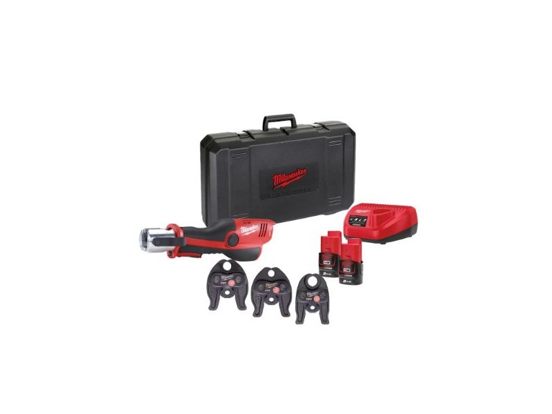 Akumulatorsko orodje za stiskanje cevi Milwaukee M12 HPT-202C U-SET, 4933443110