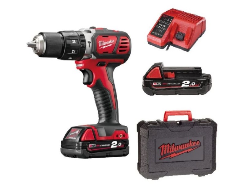 Akumulatorski vibracijski vrtalnik-vijačnik Milwaukee M18 BPD-202C, 4933443515