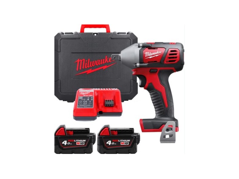 Akumulatorski udarni vijačnik Milwaukee M18 BIW12-402C, 4933443607