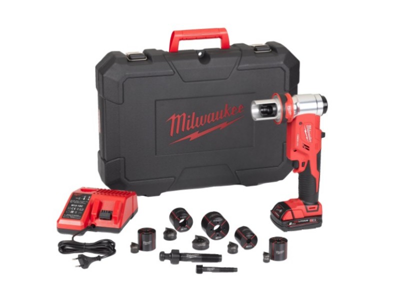 Akumulatorsko hidravlično orodje za prebijanje lukenj Milwaukee M18 HKP-201CA, 4933451204