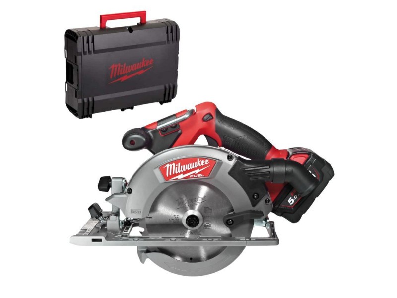 Akumulatorska krožna žaga Milwaukee M18 CCS55-0X v kovčku, 4933451429