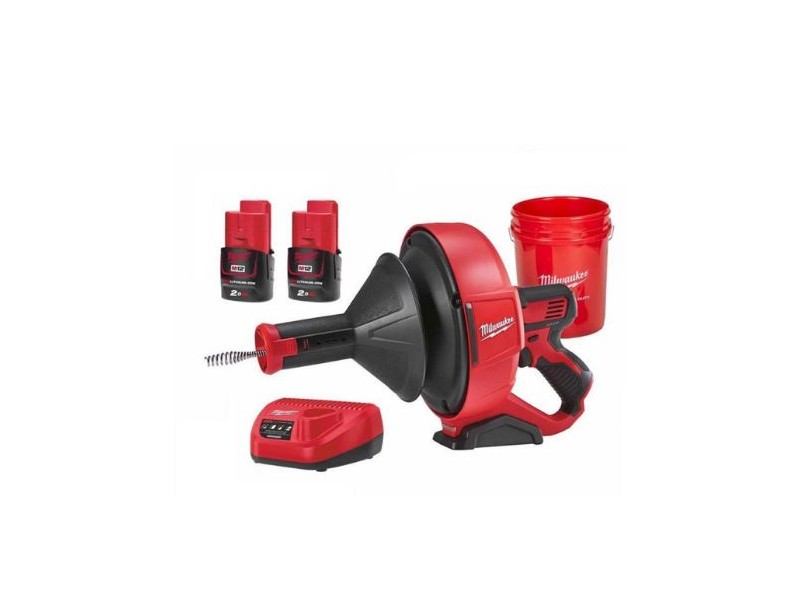 Akumulatorski čistilec odtočnih cevi Milwaukee M12 BDC8-202C, 4933451633