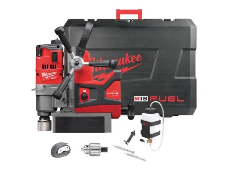Akumulatorski magnetni vrtalnik Milwaukee M18 FMDP-0C FUEL v kovčku, 4933451636