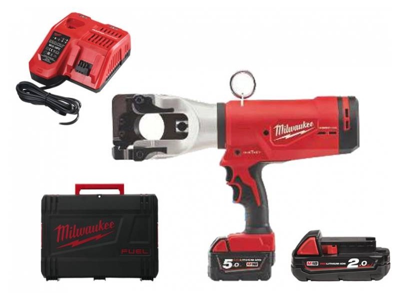 Akumulatorski rezalnik nadzemnih kablov Milwaukee M18 HCC45-502C FUEL v kovčku, 4933459266