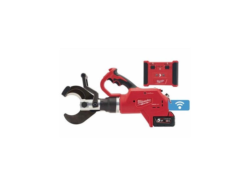Akumulatorske hidravlične škarje za podzemne kable Milwaukee M18 HCC75R-502C FUEL, Li-Ion 2x Aku.: 5,0 Ah, 4933459271