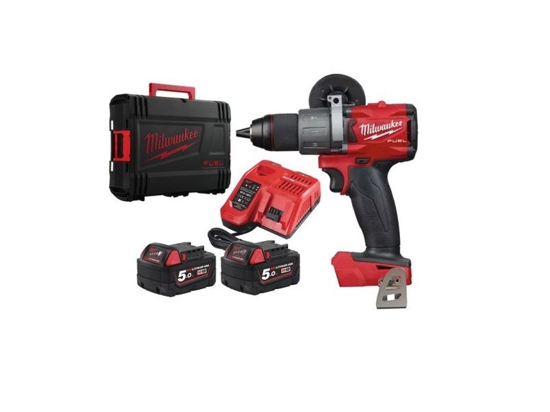 Akumulatorski vibracijski vijačnik Milwaukee M18 FPD2-502X FUEL, Li-Ion 2x Aku.: 5,0 Ah, 4933464264