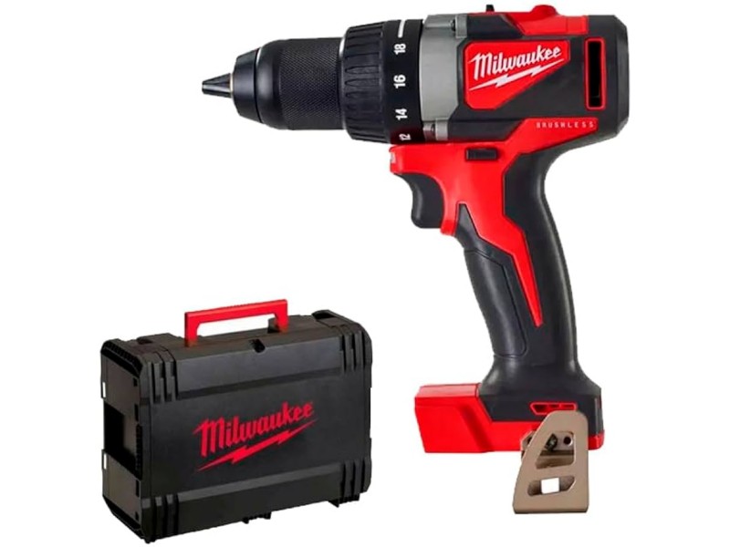 Akumulatorski vijačnik Milwaukee M18 BLDD2-0X v kovčku, 4933464514