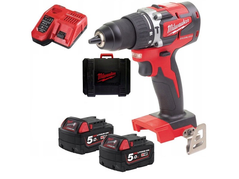 Akumulatorski vibracijski vrtalnik-vijačnik Milwaukee M18 CBLPD-502C, 4933464558