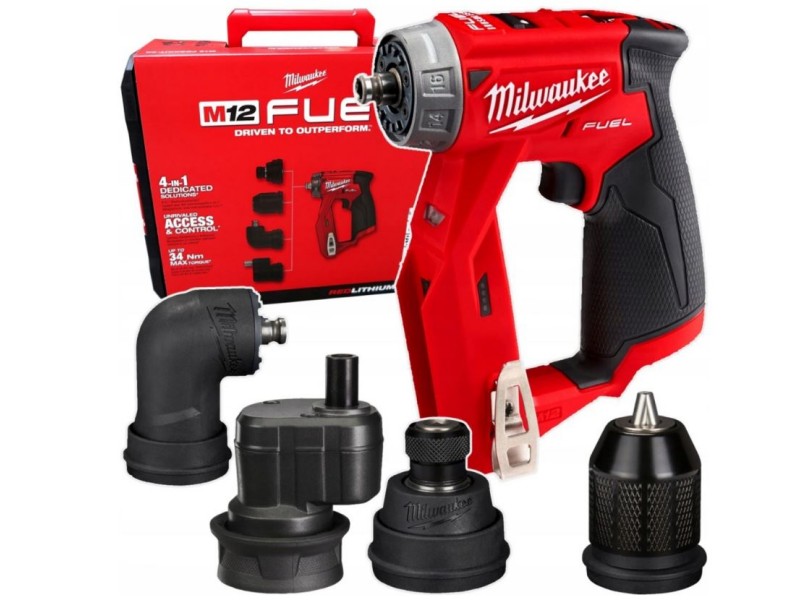 Akumulatorski vijačnik Milwaukee M12 FDDXKIT-0X v kovčku, 4933471332