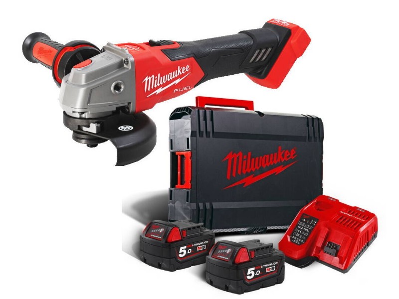Akumulatorski kotni brusilnik Milwaukee M18 FSAG-125 XB-502X, 4933478430