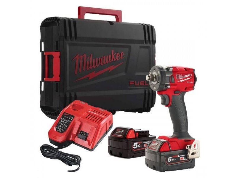 Akumulatorski udarni vijačnik Milwaukee M18 FIW2F12-502X, 4933478444