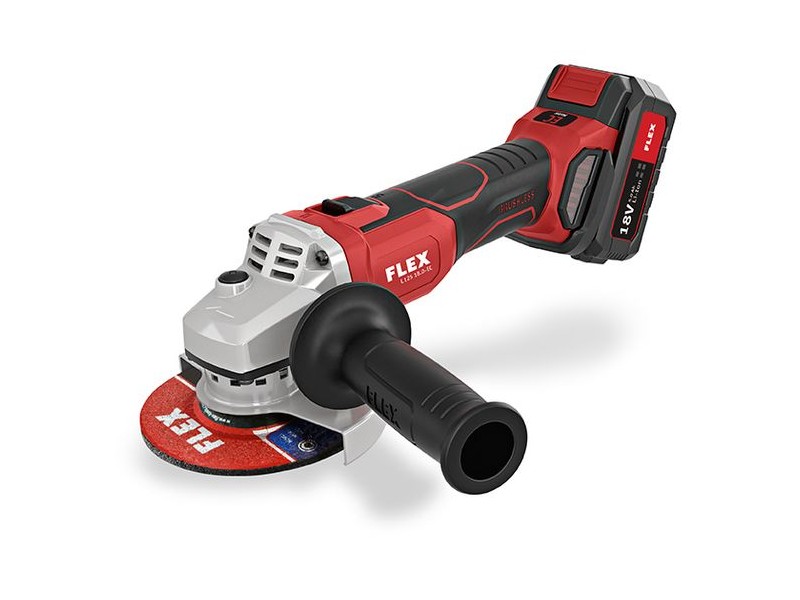 Akumulatorska kotna brusilka Flex LBE 125 18.0-EC/5.0, 499323