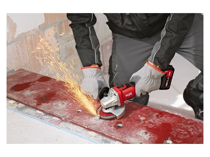 Akumulatorska kotna brusilka Flex LBE 125 18.0-EC/5.0, 499323