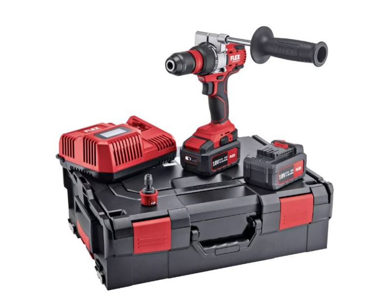 Akumulatorski vrtalnik-vijačnik Flex DD 2G 18.0-EC/5.0 Set, 504890