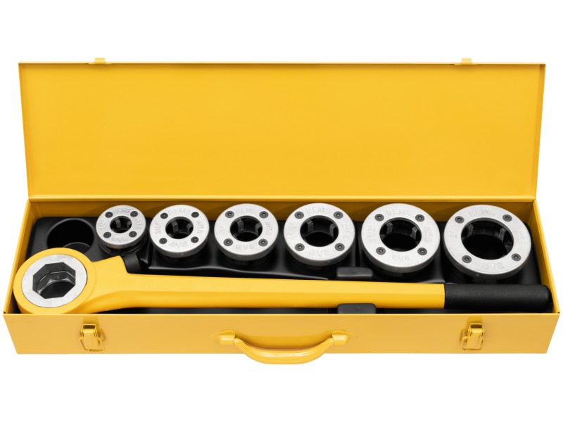 Ročni rezalnik navojev Rems Eva Set R 1/2+3/4+1+1 1/4+1 1/2+2, 520017