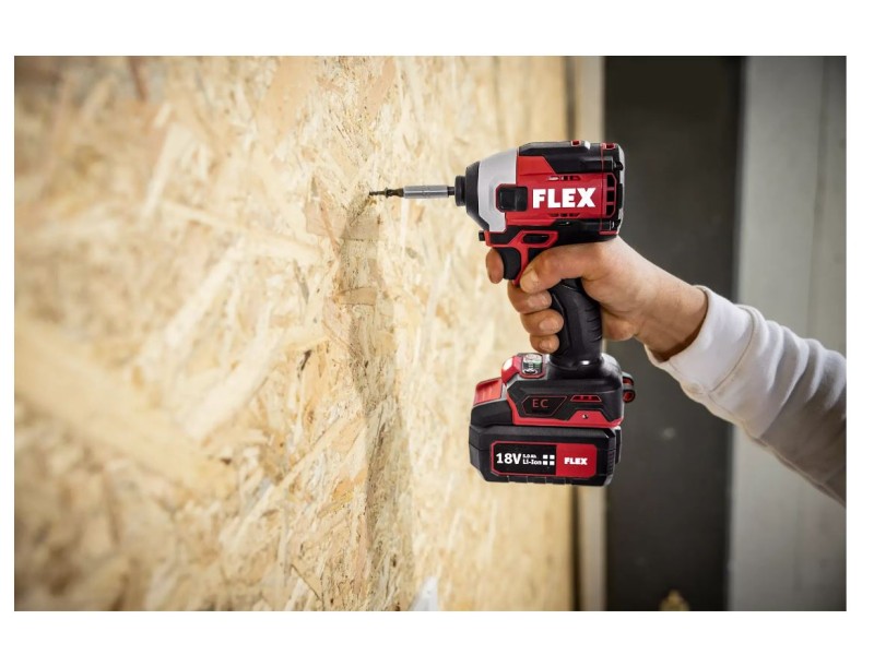 Akumulatorski udarni vijačnik Flex ID 1/4 18.0-EC HD C, 520756