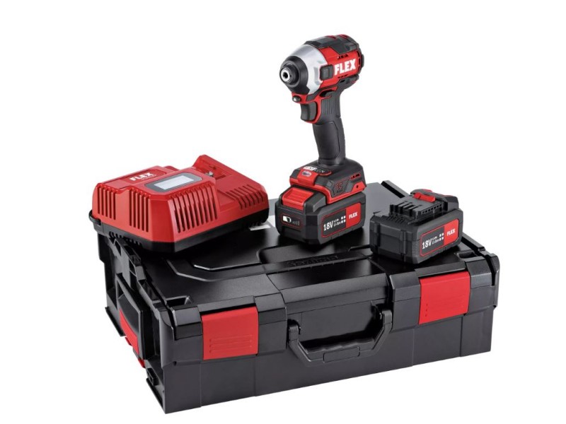 Akumulatorski udarni vijačnik Flex ID 1/4 18.0-EC HD/5.0 Set, 520771