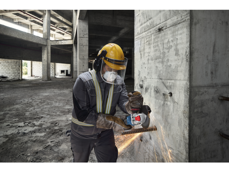 Kotni brusilnik s sistemom X-LOCK Bosch GWX 18V-11 S, 06019N4200