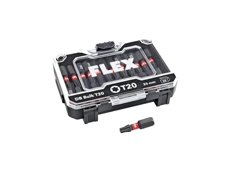 Komplet vijačnih nastavkov Flex DB Bulk T20-25mm VE25, 530490