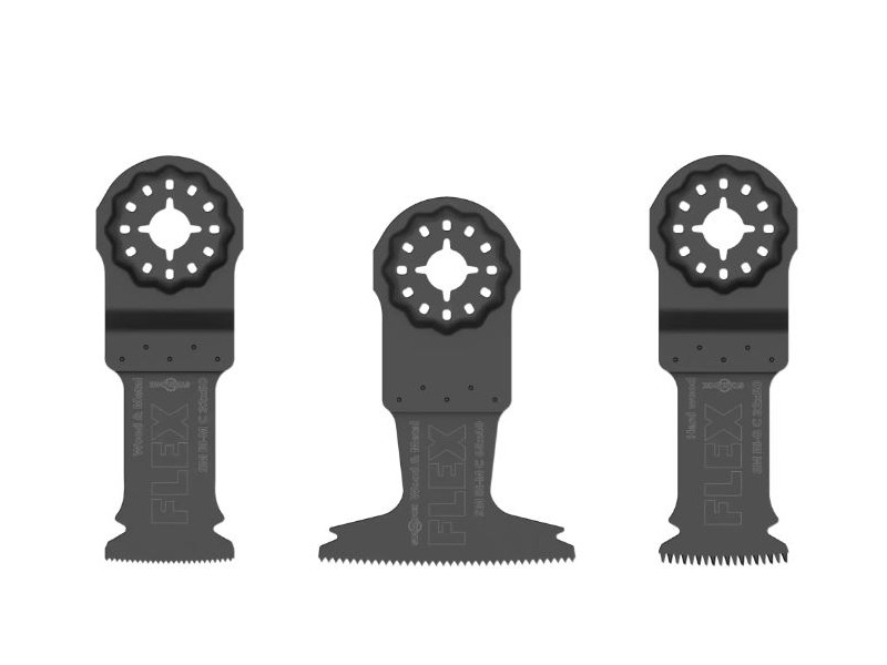 Komplet žaginih listov Flex Starlock za les in kovino, 531055