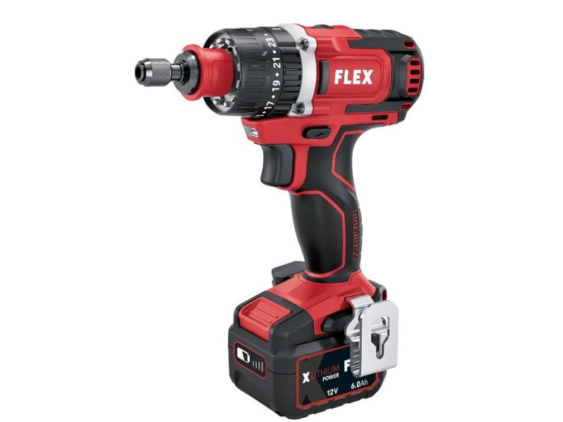 Akumulatorski udarni vrtalnik-vijačnik Flex PD 2G 12-EC v kovčku, 532273