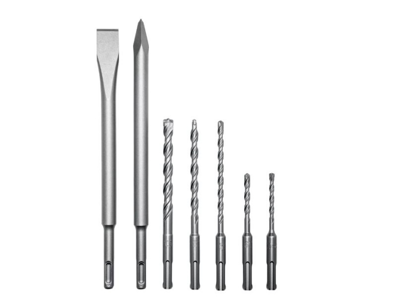 7-delni set svedrov in dlet Flex CH/HD 4-C Set SDS-plus Xtreme Plus, 533611