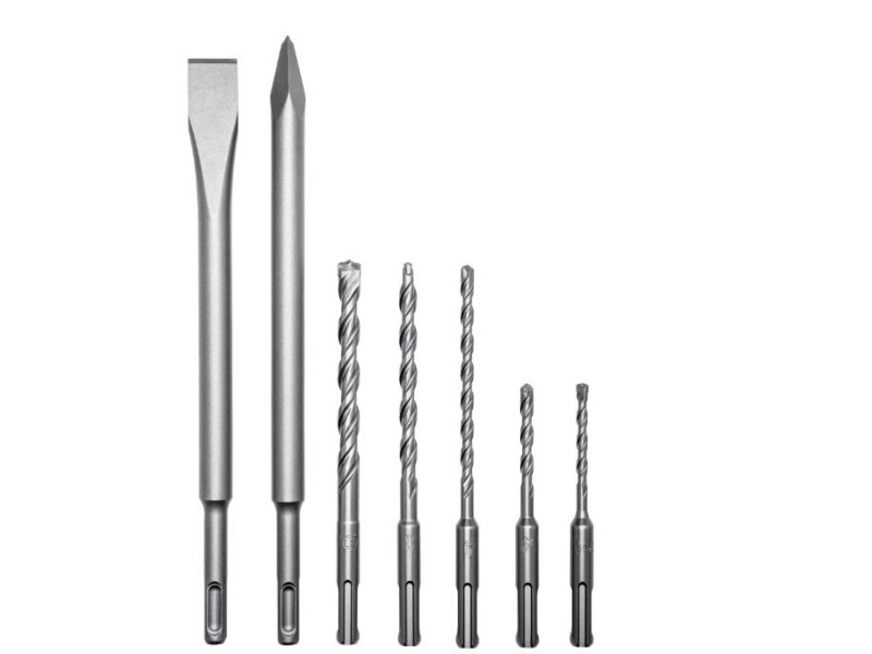 7-delni set svedrov in dlet Flex CH/HD 2-C SDS-Plus Extreme, 533612