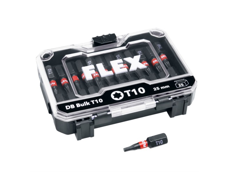 Komplet vijačnih nastavkov Flex DB Bulk T10-25mm VE25, 534154