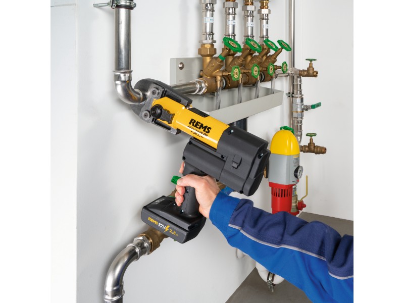 Rems Akku Press E 22V, Li-Ion, ACC, Univerzalna do: 100mm, L-Boxx, 576X12R30J