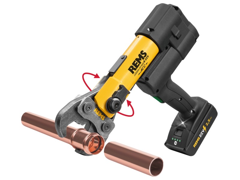 Rems Akku Press E 22V, Li-Ion, ACC, Univerzalna do: 100mm, L-Boxx, 576X12R30J