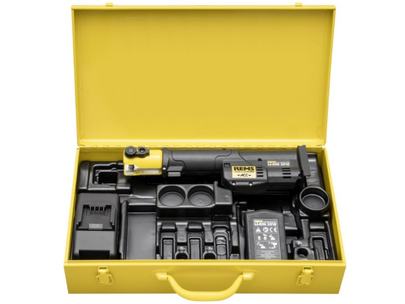 Akumulatorsko orodje za stiskanje Rems Mini-Press S 22V ACC osnovni, 10-40 mm, 3/8 - 1,1/4, 2.6kg, 578015R220